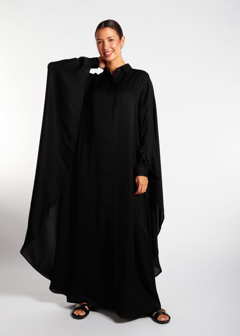 Cape Abaya Black 2