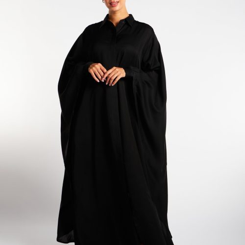 Cape Abaya Black 3