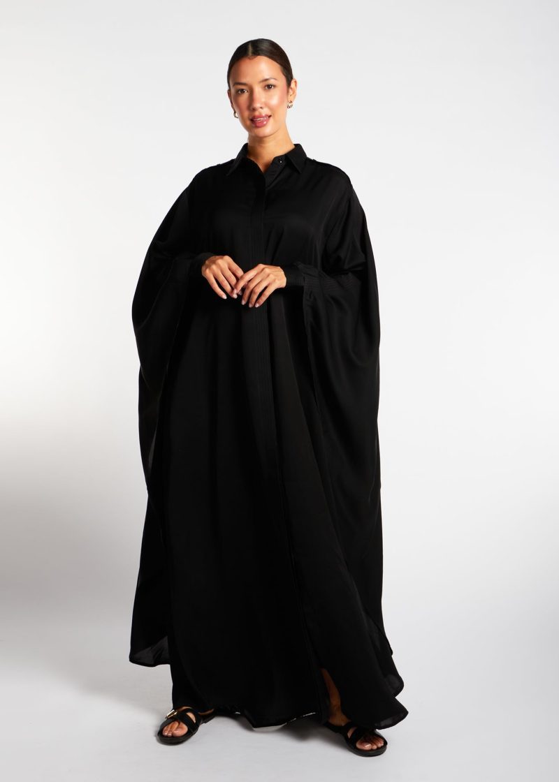 Cape Abaya Black 3