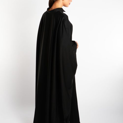 Cape Abaya Black 4