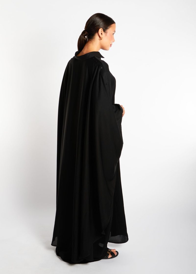 Cape Abaya Black 4