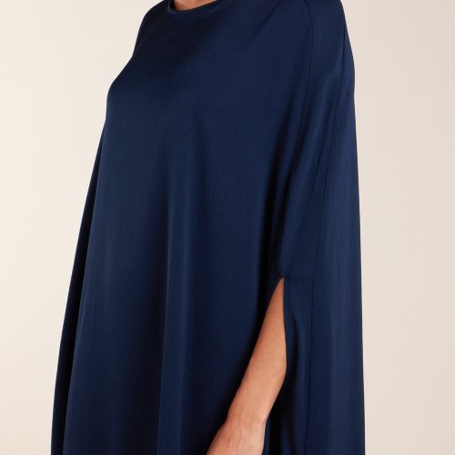 Crinkled Kaftan Navy 5