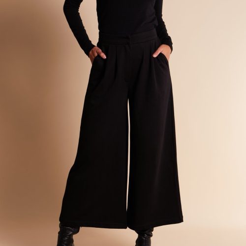 Cropped Trousers Black 5