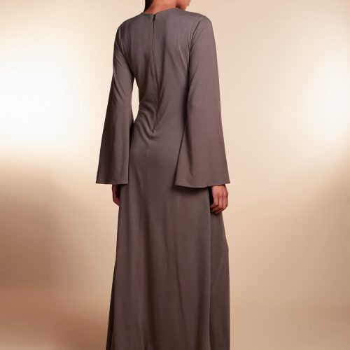 Fit Flare Maxi Dark Grey 3