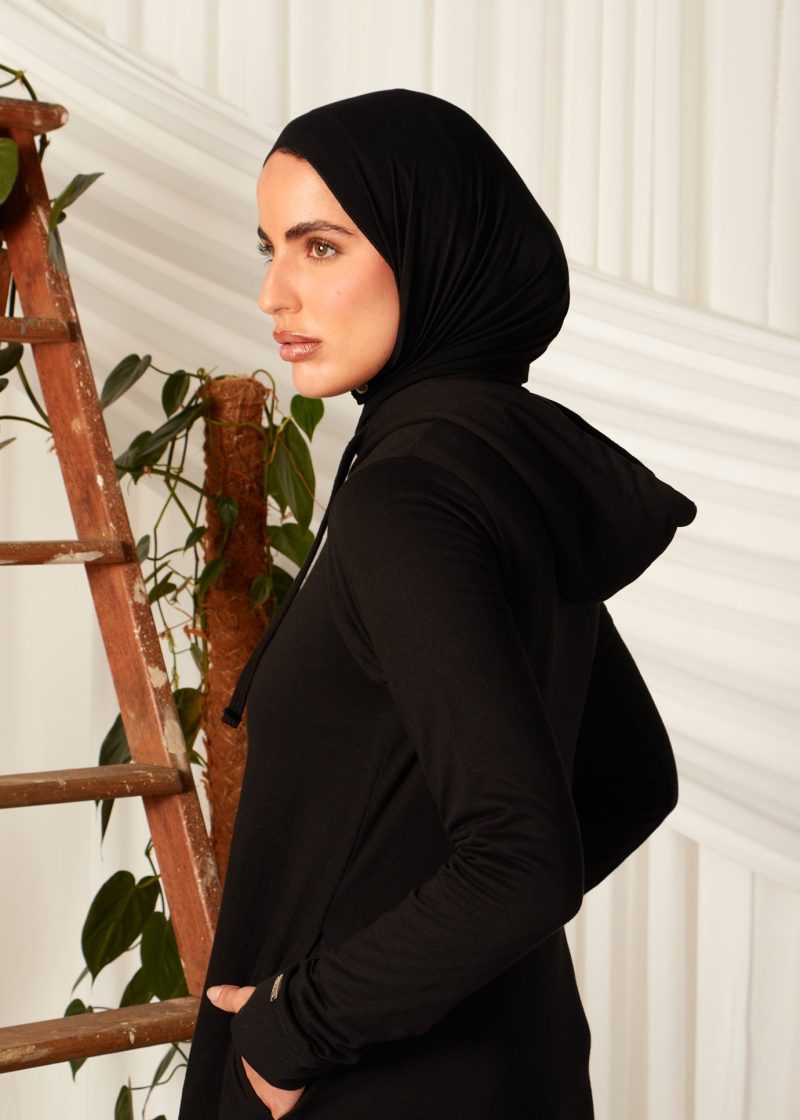 Hoody Abaya Black 3