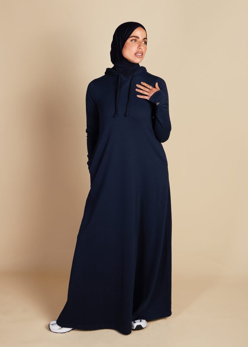 Hoody Abaya Navy 1