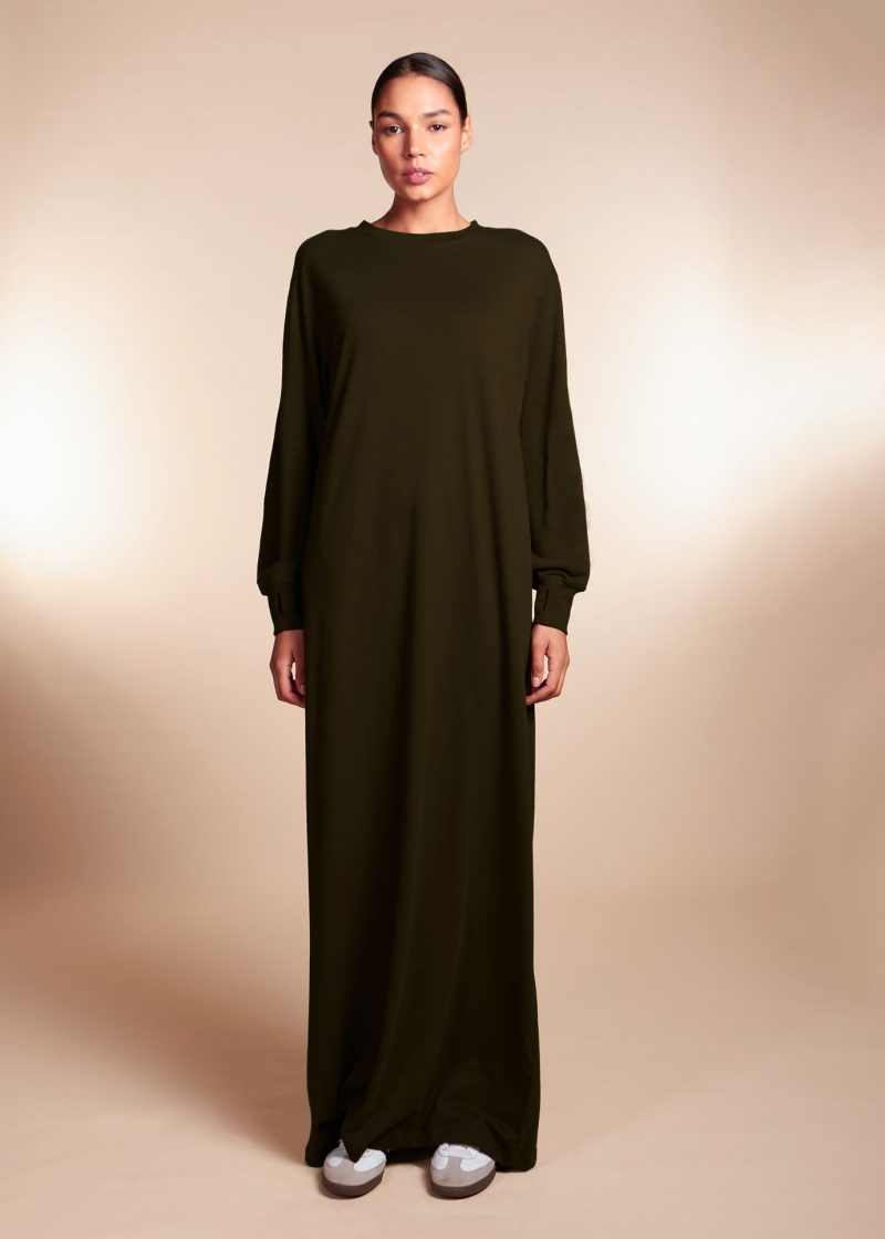 Long Tee Abaya Khaki 1 b886d844 efb0 4972 806d 0314167cf5bd