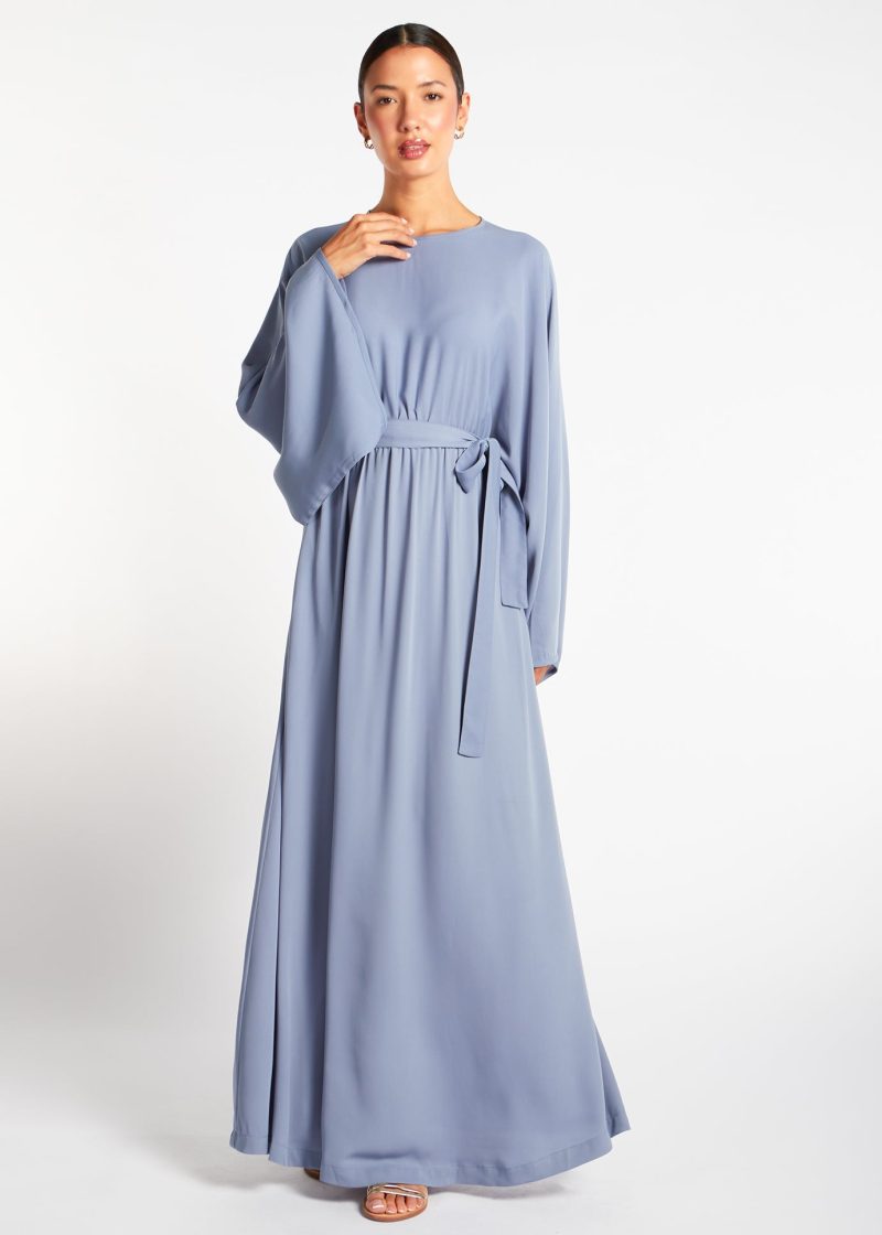 Loose Fit Abaya Blue 1