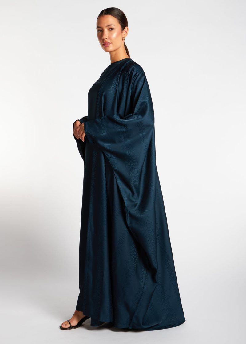 Open Abaya Mineral Blue 3