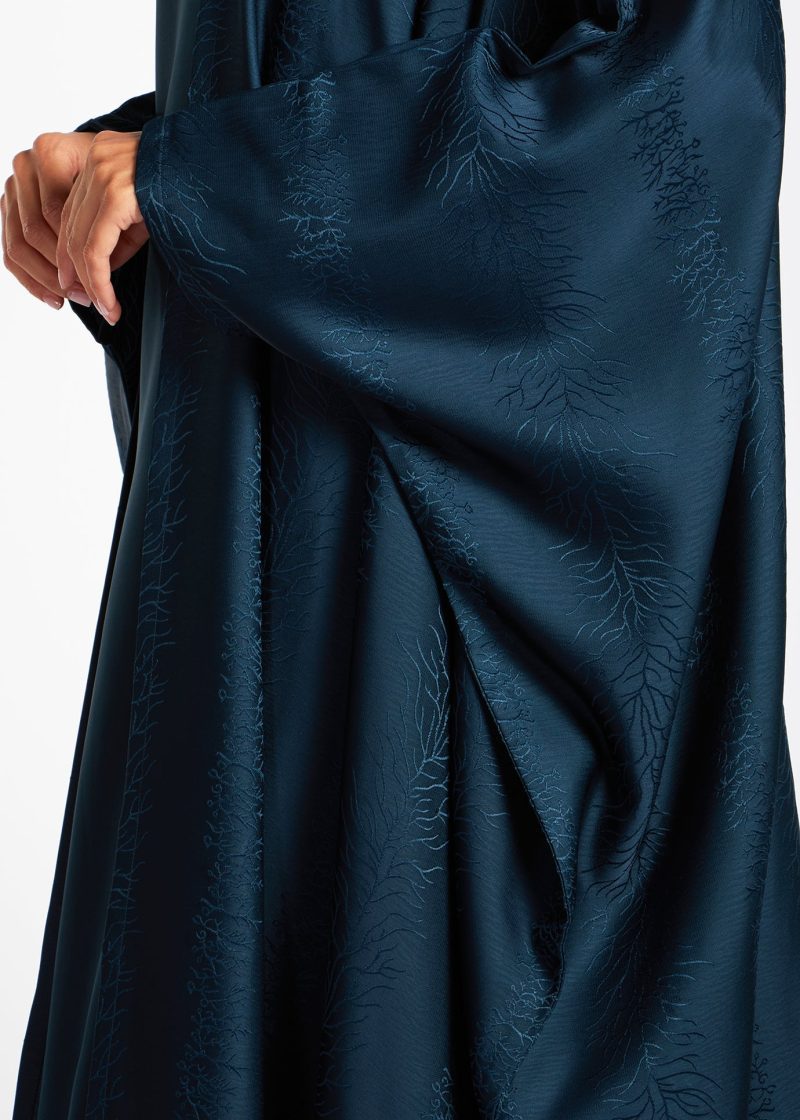 Open Abaya Mineral Blue 6