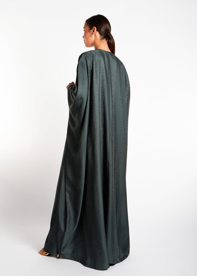 Open Abaya Mineral Green 3