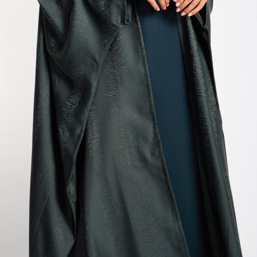 Open Abaya Mineral Green 4