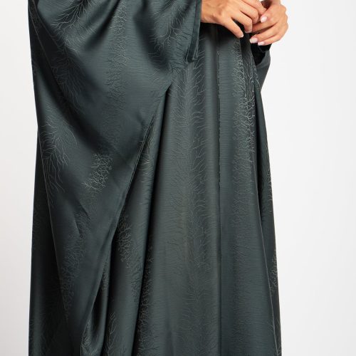 Open Abaya Mineral Green 5