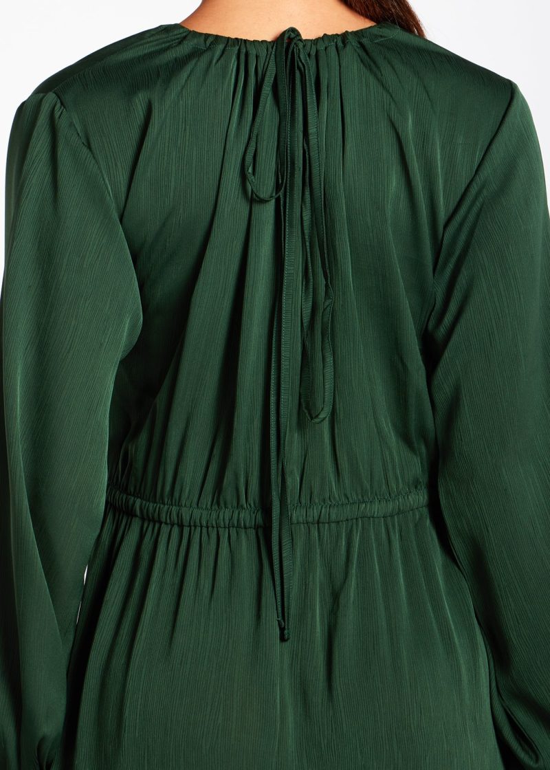 Pleated Abaya Green 5