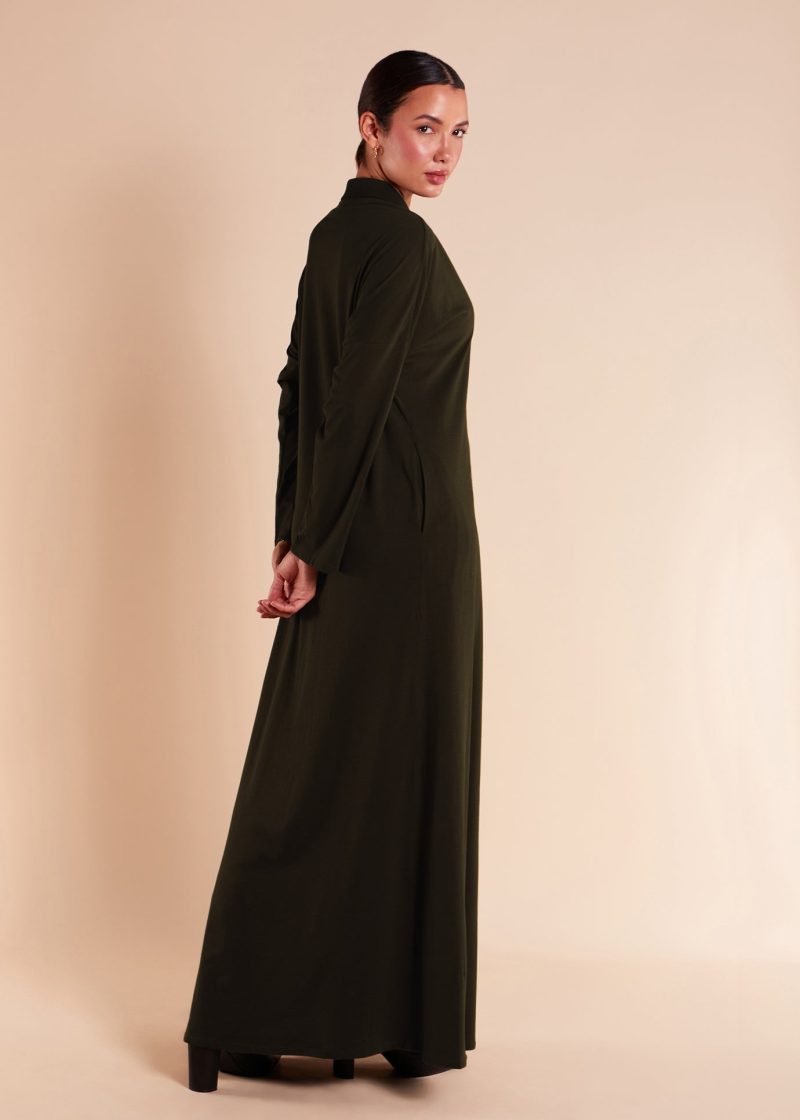 Polo Abaya Khaki 2