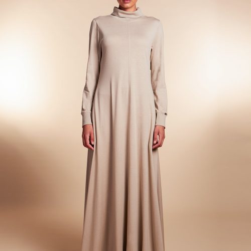 Seam Flared Abaya Cashmere 3