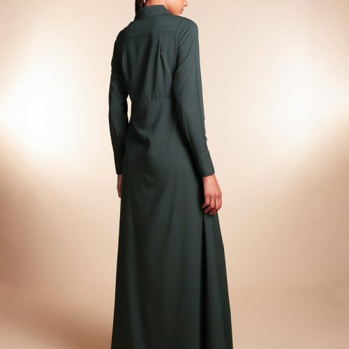 Shirted Maxi Dark Green 3