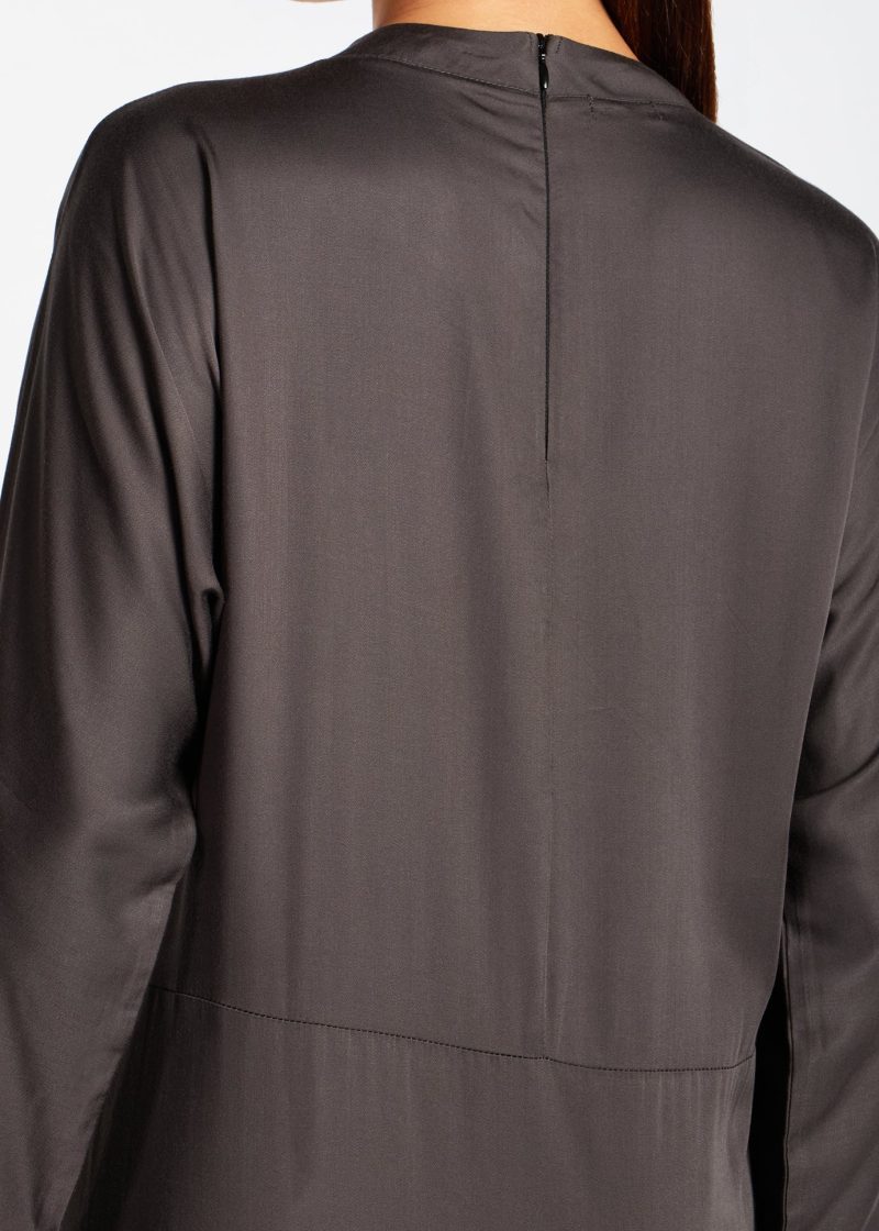 Soft Seam Abaya Charcoal 5