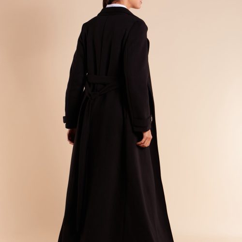 Tailored Long Coat Black 4