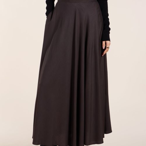 Twill Skirt Charcoal 4