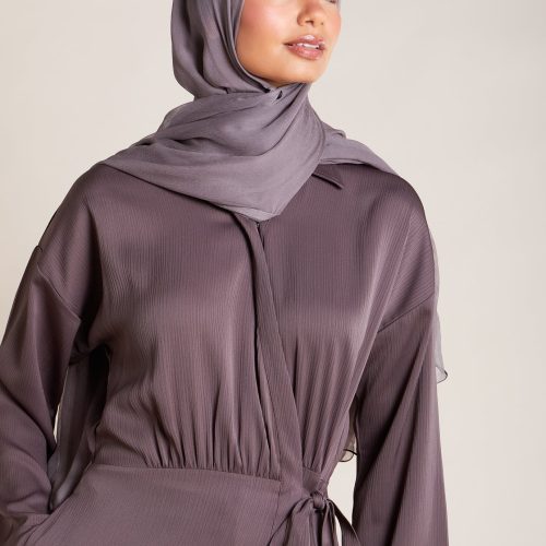 Wrap Abaya Taupe 3