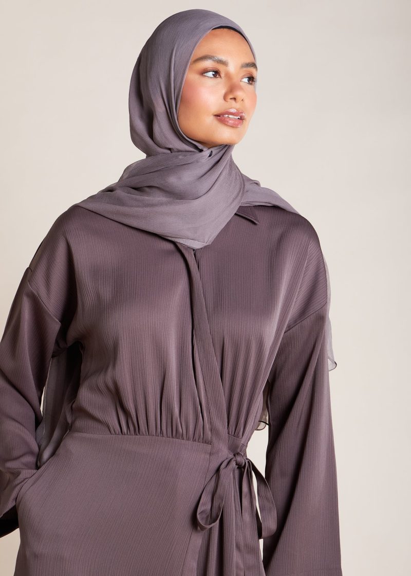 Wrap Abaya Taupe 3