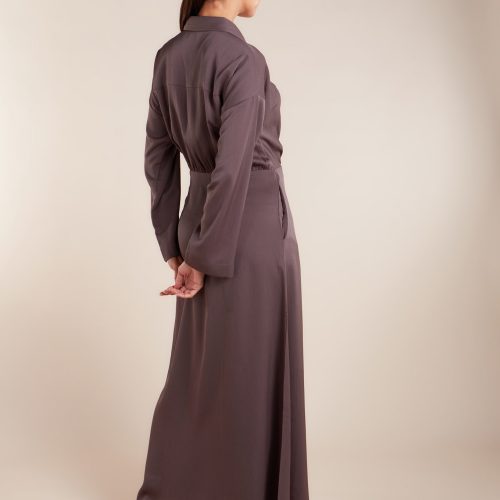 Wrap Abaya Taupe 7