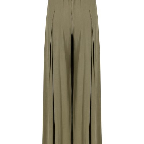 full flare trousers khaki ecom 2