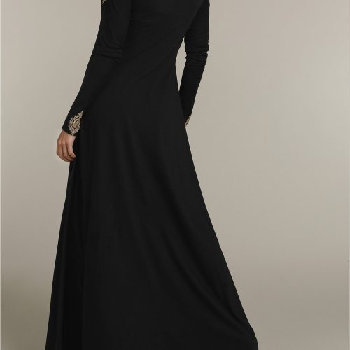 gold stitch abaya 2